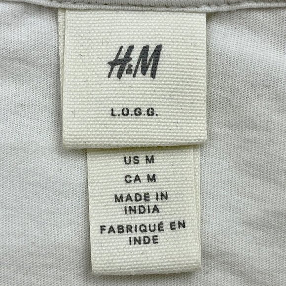 H&M Bay Life CA 94109 Graphic Tee Unisex L White L.O.G.G. - Picture 4 of 8